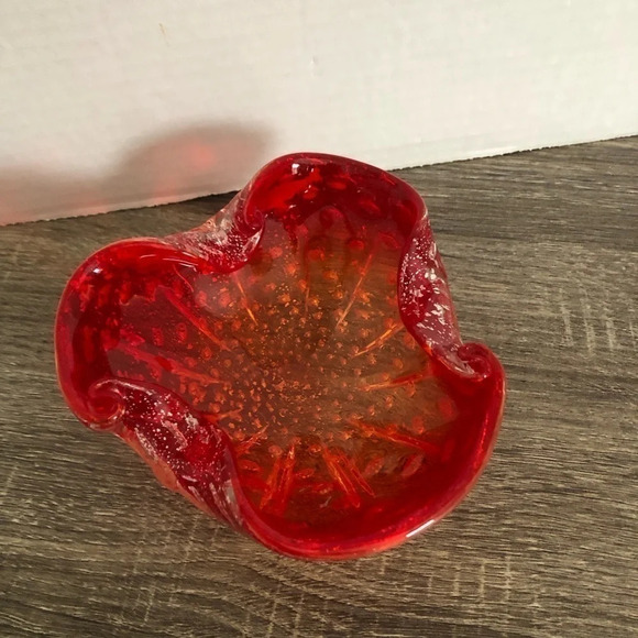 Art Glass Bullicante  Bowl - Picture 3 of 12